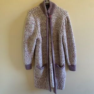 Purple Vintage Sweater Coat
